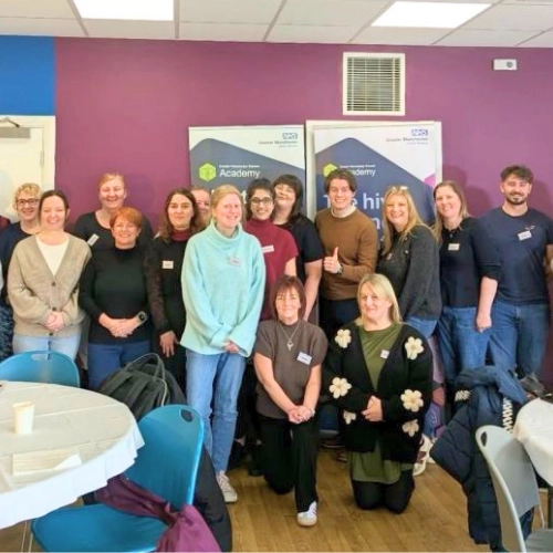 NHS Allied Healthcare Professionals team after completing Project Charisma public speaking and communication skills training session